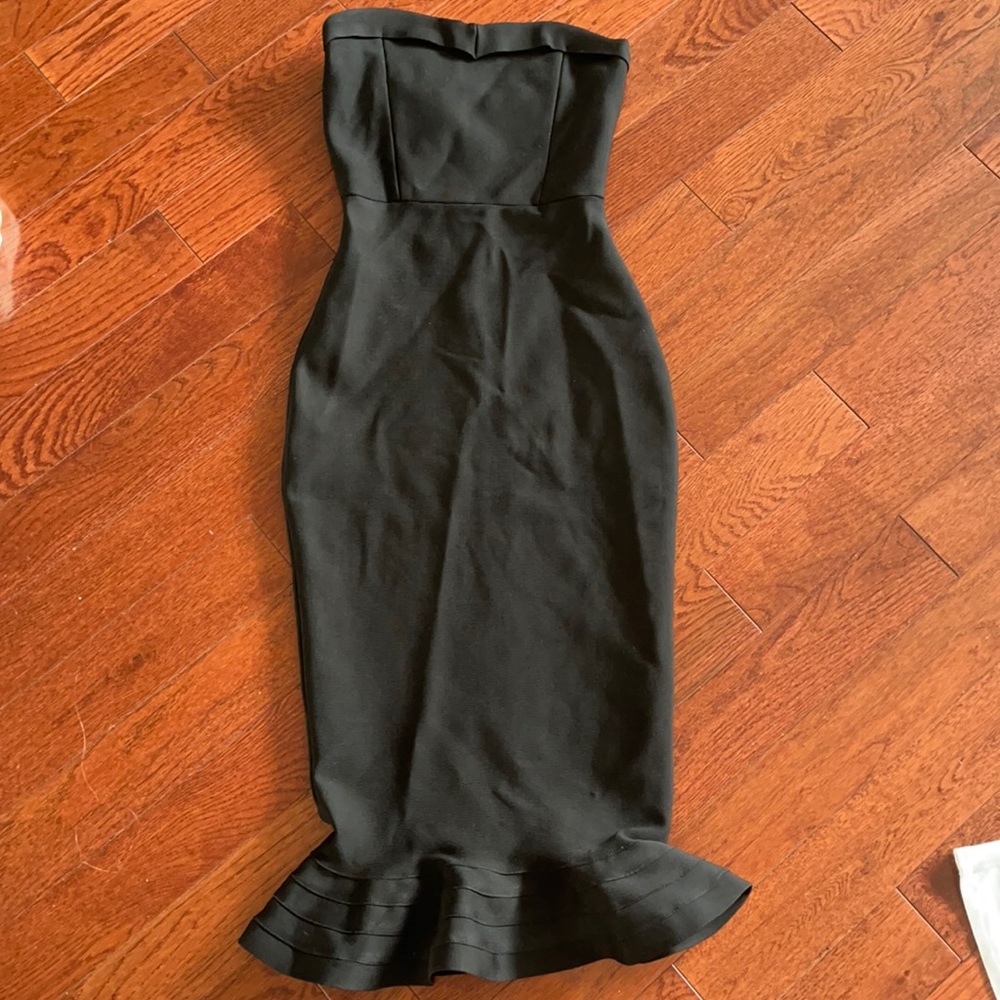 House of cb black dress
